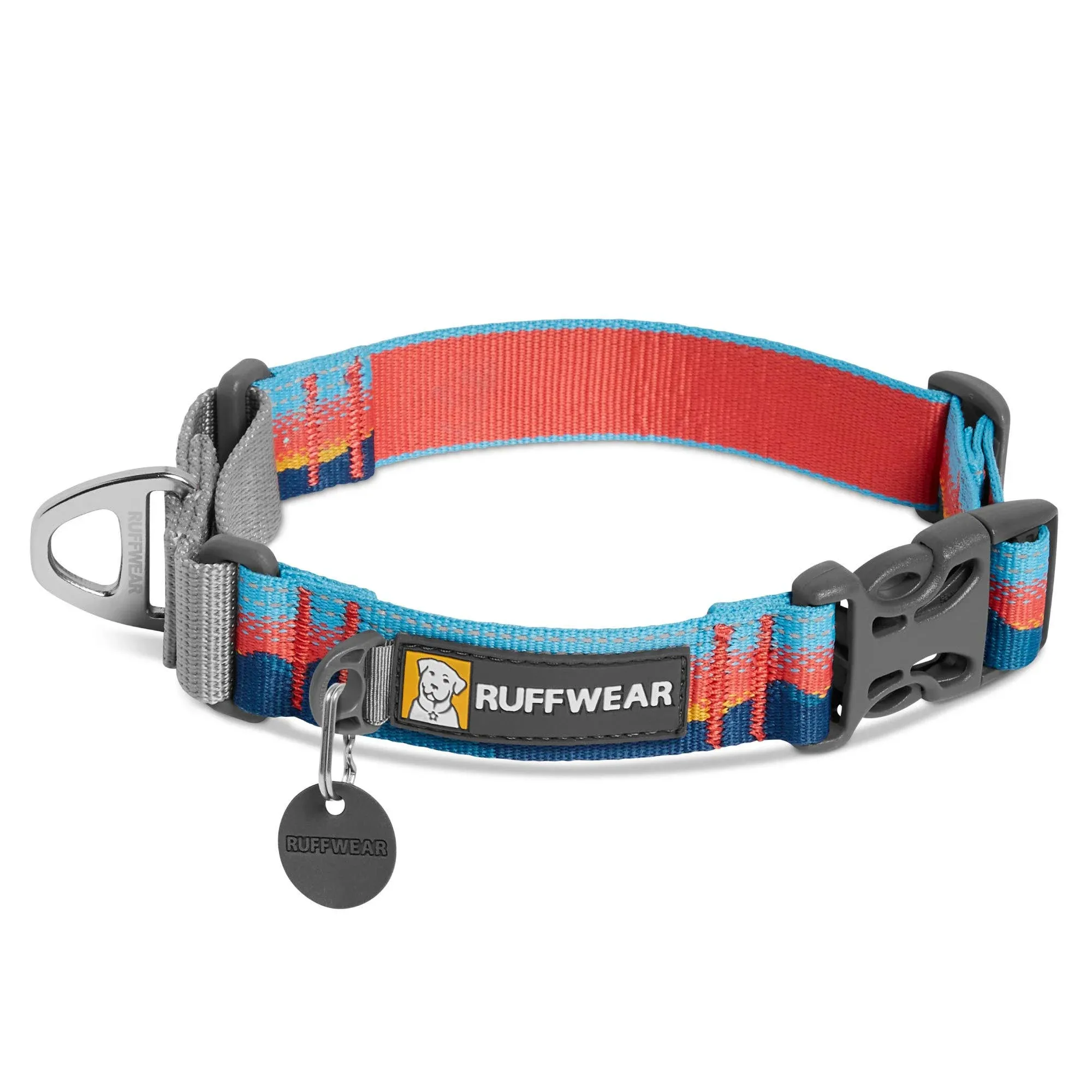 Ruffwear Web Reaction Martingale Dog Collar With Buckle - Sunset - 20-23 inches