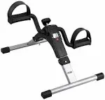 Folding Pedal Exerciser Mini Bike under Desk Arm Leg Cycle Machine W/Lcd