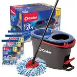 EasyWring RinseClean - Sistema de trapeador giratorio y cubo, sistema manos libres