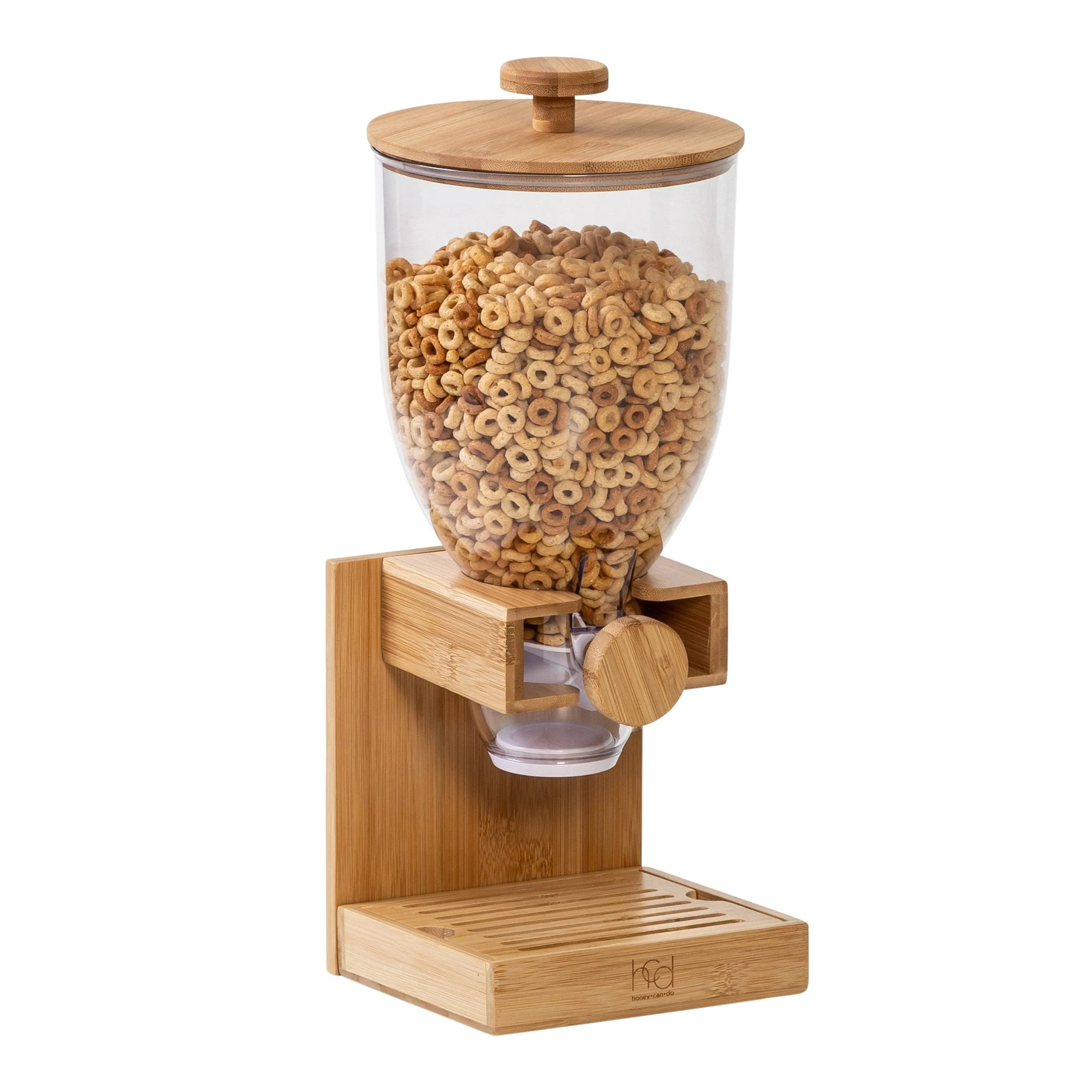 Natural Bamboo Single Cereal Dispenser