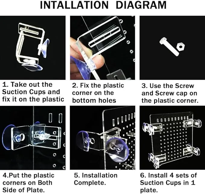 Tank Divider for Aquarium Mix Breeding