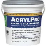 AcrylPro 4 qt. Tile & Stone 72 Hr. Dry Time Tile Professional Tile Adhesive