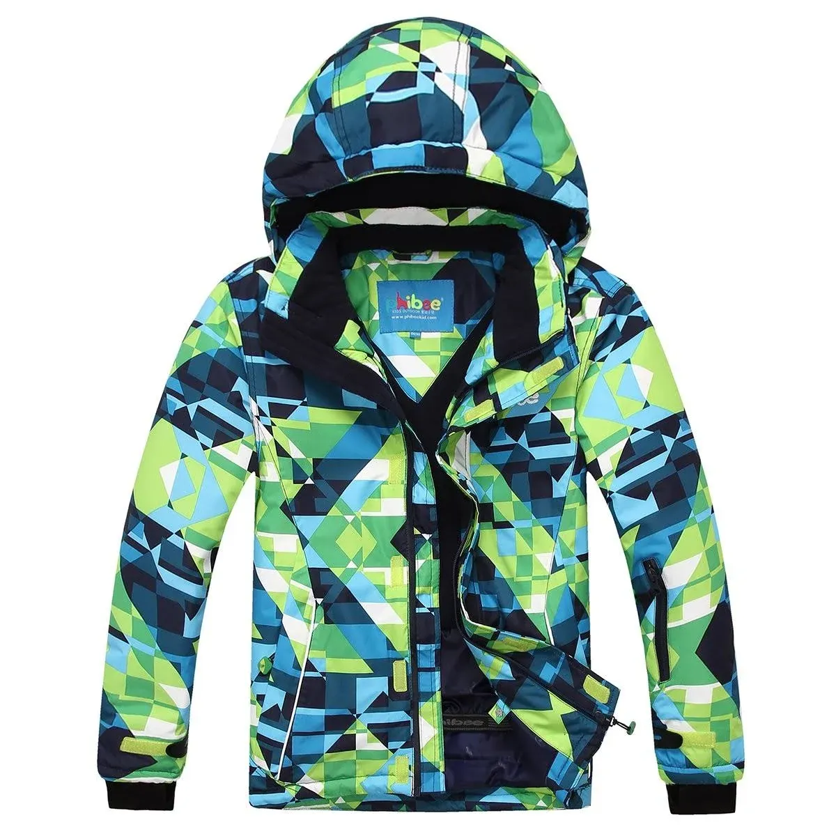  Big Boy&#039;s Waterproof Breathable Snowboard Ski Jacket 