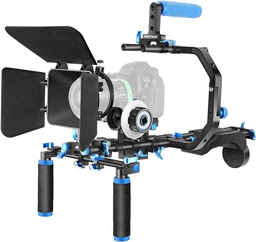 Neewer Shoulder Rig Kit for DSLR Cameras and Camcorders Movie Video Film Making System with Matte Box