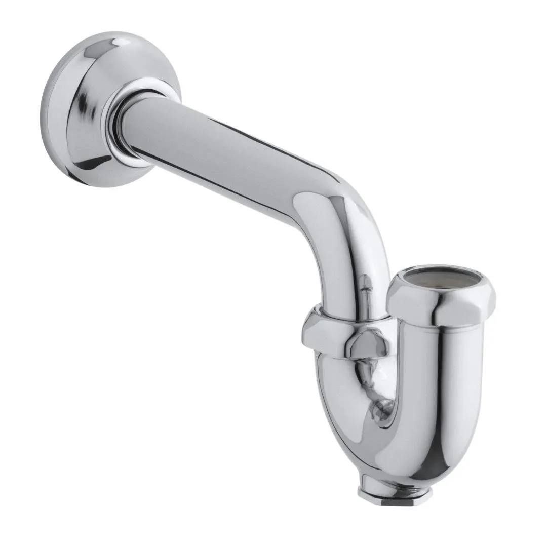 Kohler K-8998-CP Polished Chrome Adjustable P-Trap with Tubing Outlet