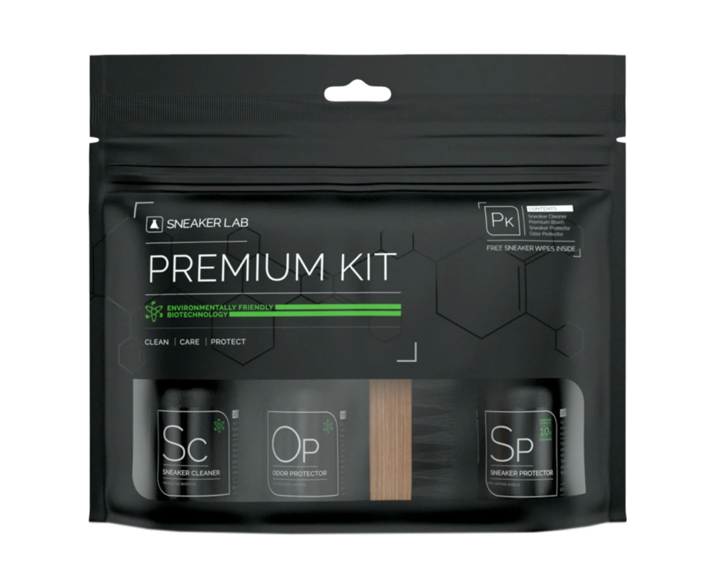 Sneaker Lab Premium Kit - Clean-Care-Pro<wbr/>tect Green Product SP4-001