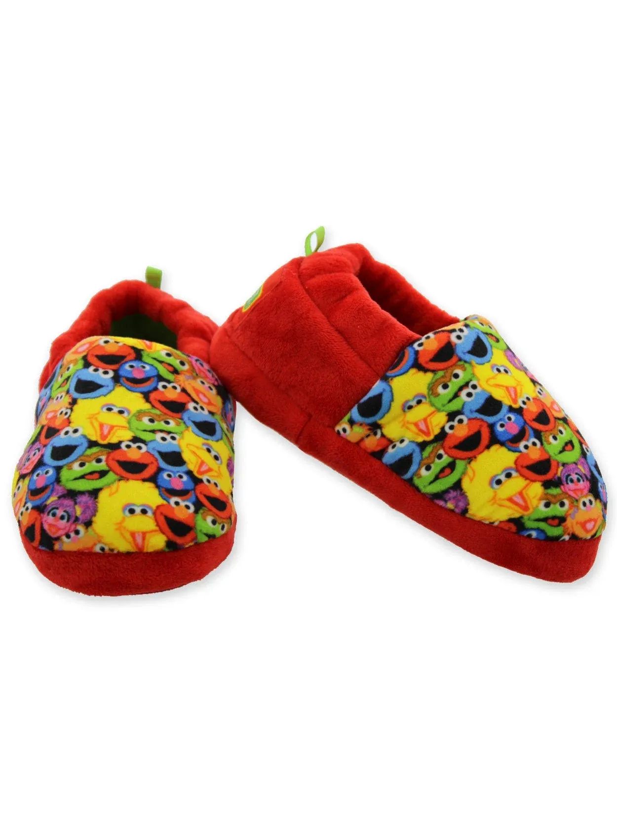 Sesame Street Elmo Boys Girls Aline Slippers with Indoor/Outdoor Sole (3-4 M US Toddler, Multi)