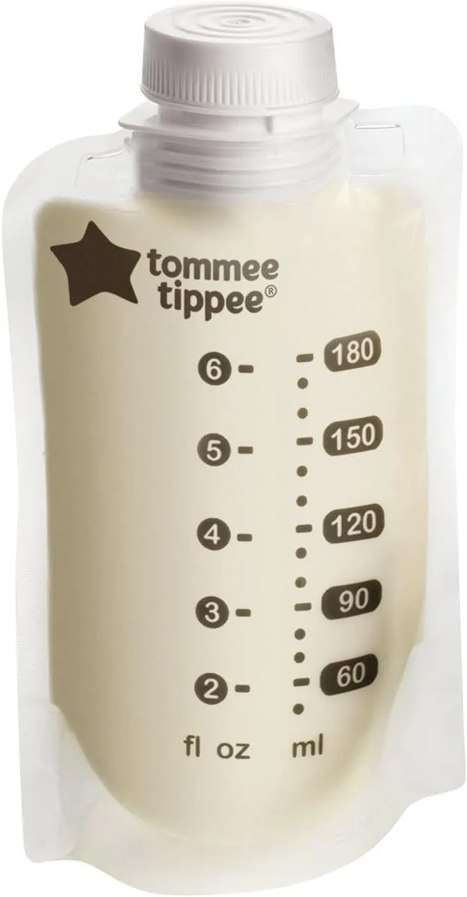 Tommee Tippee Breast Milk Pouches (70 Count) Compatible with All Leading Breast Pumps and Bottle Nipples, BPA-Free