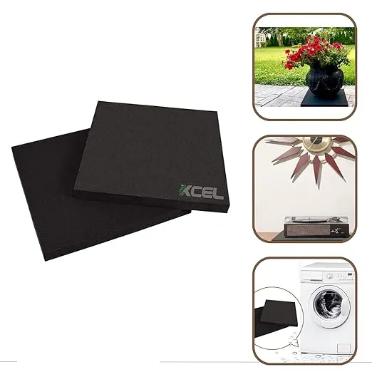 XCEL Lightweight and Versatile Foam Rubber pad, Acoustic Foam, Anti Vibration Acoustic Pads, Foam Pad, Perfect Anti Vibration pad for Washing Machines