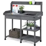 Yaheetech Outdoor Potting Bench Table