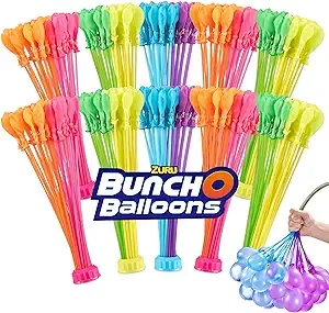 Оригинальные воздушные шары Bunch O Balloons Tropical Party 330+ быстро наполняющихся самозапечатывающихся водных шаров (эксклюзивно для Amazon, 10 штук в упаковке) от ZURU Водные шары для всей семьи, детей, подростков и взрослых