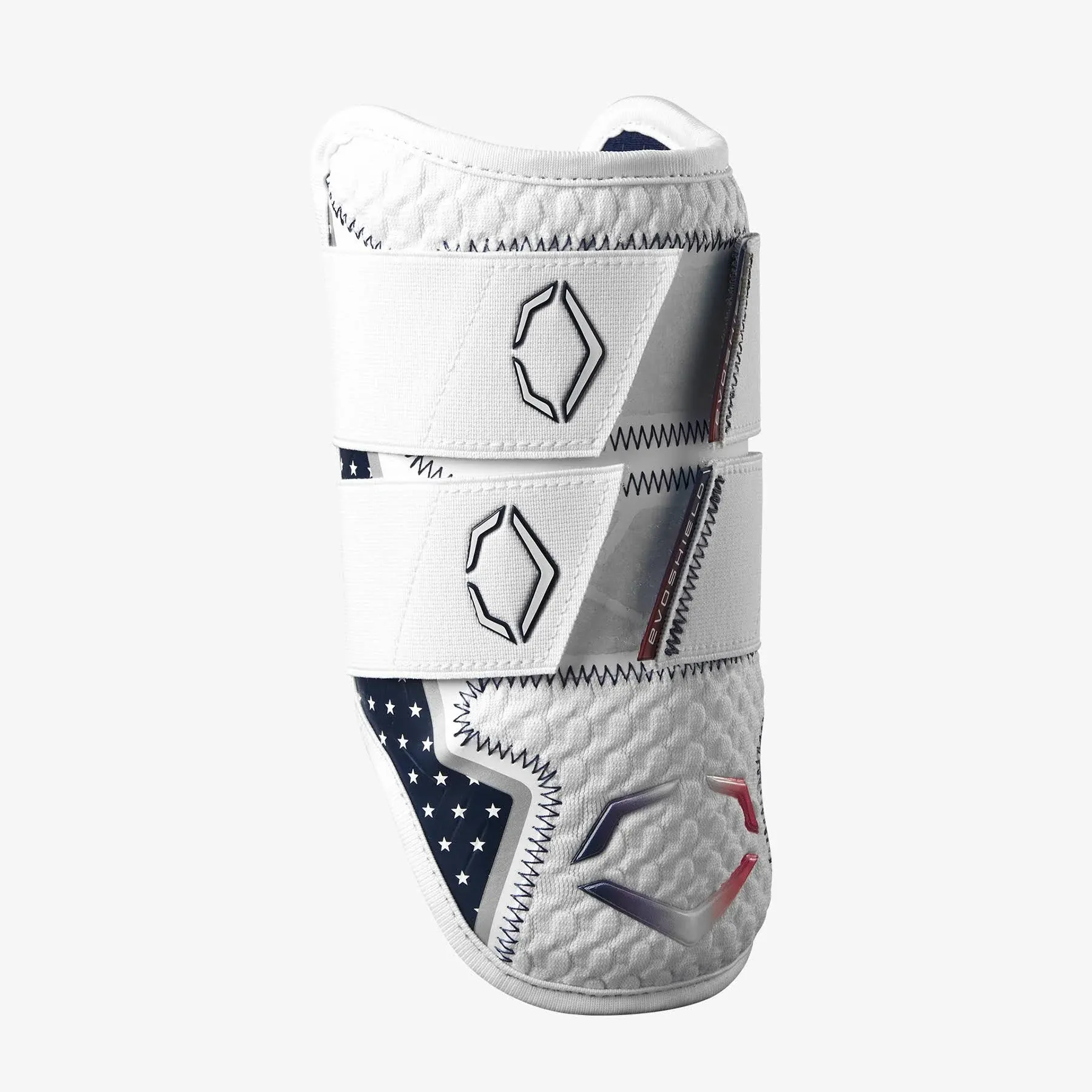 2023 EvoShield Stars &amp; Stripes Adult X-SRZ 2.0 Batter&#039;s Double Stap Elbow Guard