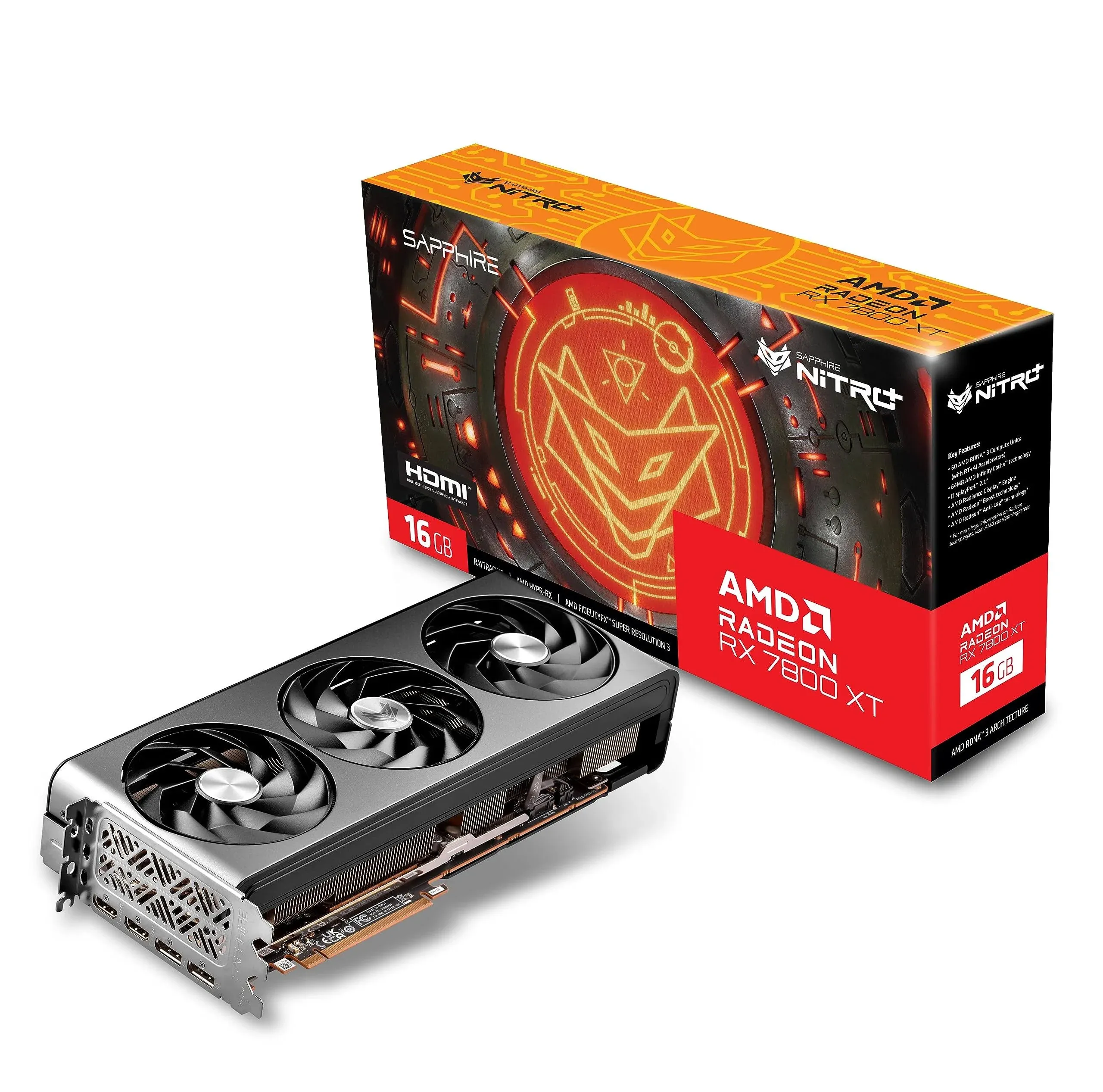 Sapphire Nitro+ Radeon RX 7800 XT 16GB GDDR6