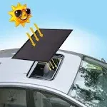 Magnetic Car Sunroof Sun Shade Breathable Mesh, Car Roof Cover for Overnight Cam