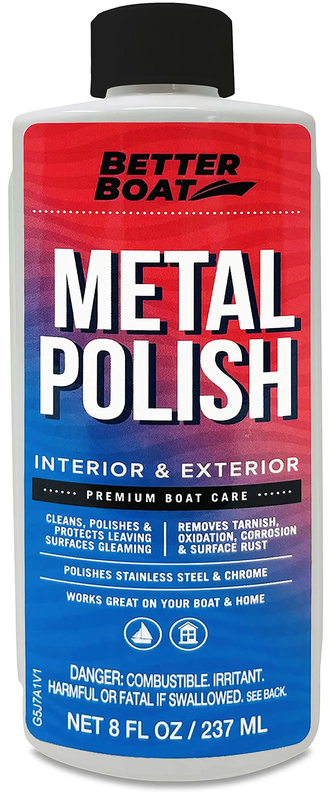 Marine Metal Polish Chrome and Stainless Steel