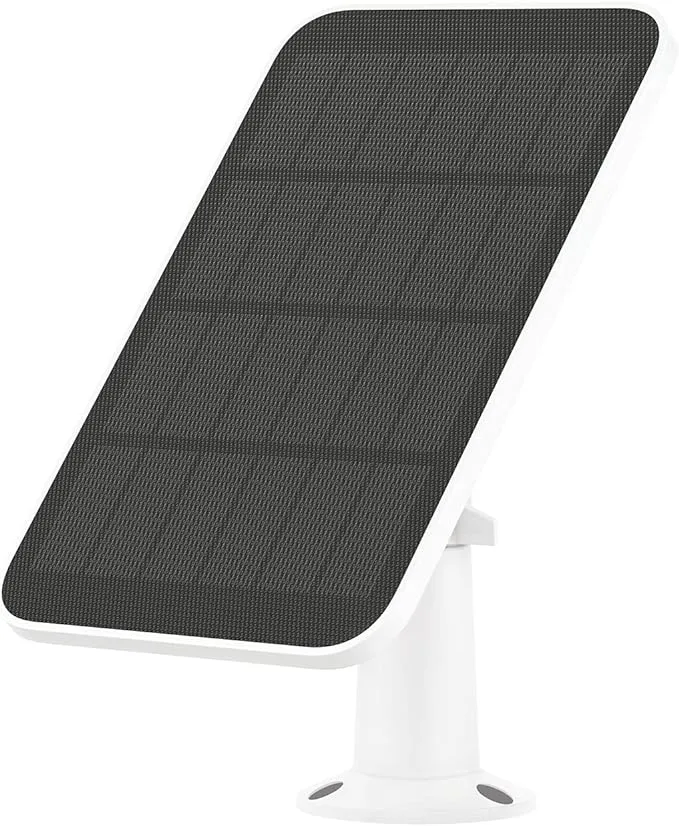 Noorio 2.6W/5V Portable Solar Panel for Security Camera Outdoor Wireless, Solar Battery Charger with 10ft Cable and Adjustable Bracket, IP65 Waterproof