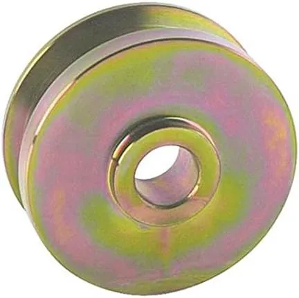 Speedway GM Alternator Pulley, 5/8" Wide Belt Adapter, Zinc-Plated Steel, Premium Steel Construction, Compatible with Powermaster and Most GM Alternators - Easy Belt Conversion