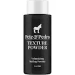 Pete & Pedro TEXTURE POWDER - Texturizing and Volumizing Styling Powder For Men & Women | Adds Mega Volume & Texture, Matte Finish, Root Lifting & Restyleable Hold | As Seen on Shark Tank, 1 oz.