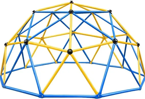 Zupapa 2023 Upgraded Outdoor Geometric Dome Climber with 750LBS Weight Capability 3-Year Warranty with 3D Assembly Video Suitable for 1-6 Kids Climbing Frame