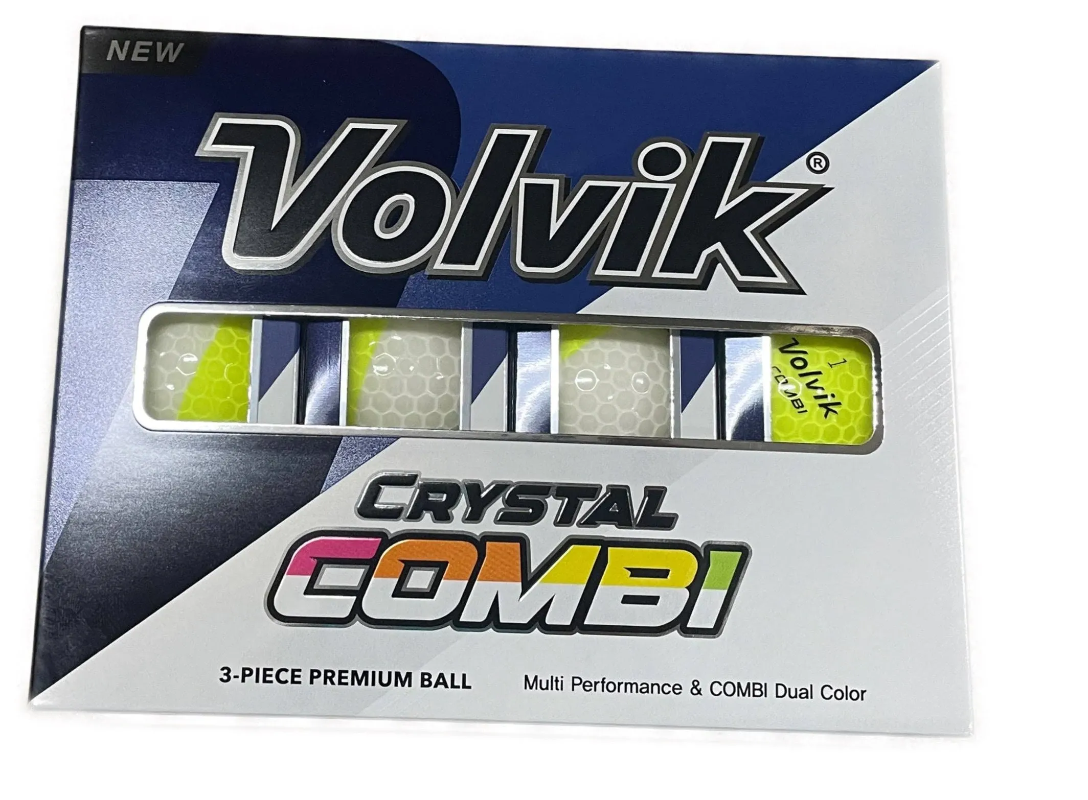 Volvik Crystal Combi Golf Balls (One Dozen)