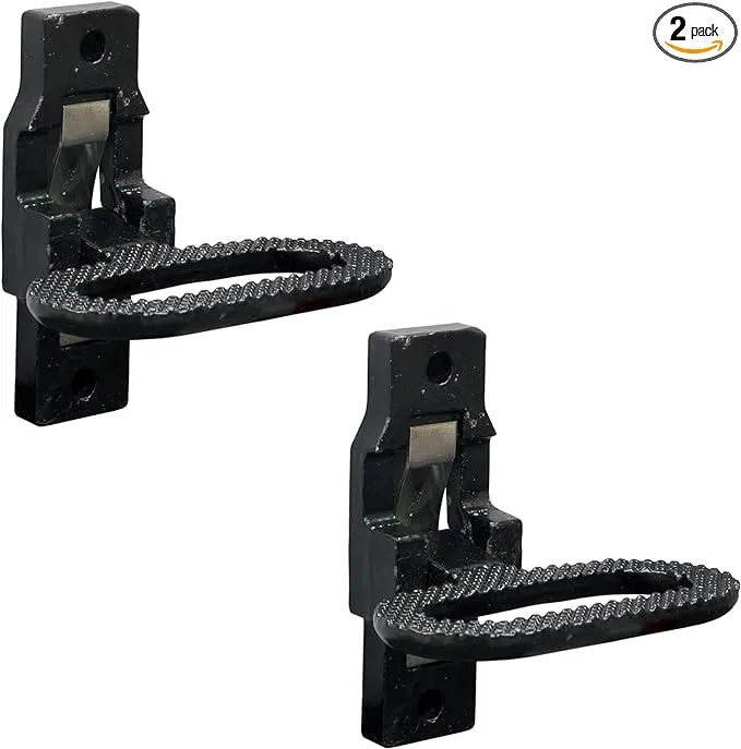 Buyers Products B2797BPC2 Black E Coat Folding Safety Step and Handle with Safety Storage, 2 Pack, Multi-Purpose Step and Grab Handle for Trucks, Trailers, Busses & RVs