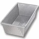 USA Pan Bakeware Aluminized Steel Loaf Pan, 5&#034;D x 10&#034;W x 3&#034;H, 1.5 Pound