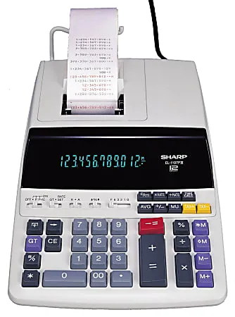 Sharp&reg; EL-1197PIII Desktop Printing Calculator