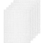 12 PCS Mesh Plastic Canvas Sheets 8.2x11Inch 14 Count Plastic Canvas for Embroidery Crafting, Acrylic Yarn Crafting, Knit and Crochet Projects