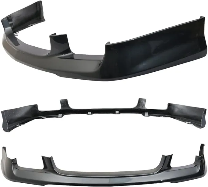 Pre-Painted Front Bumper Lip Compatible with 2004-2005 Acura TSX, Factory Style PU Painted Graphite Pearl (Color Code # NH658P) Front Lip Spoiler Splitter by IKON MOTORSPORTS