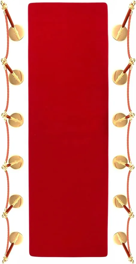 Trademark Innovations Red Carpet Aisle Runner (3' x 15')