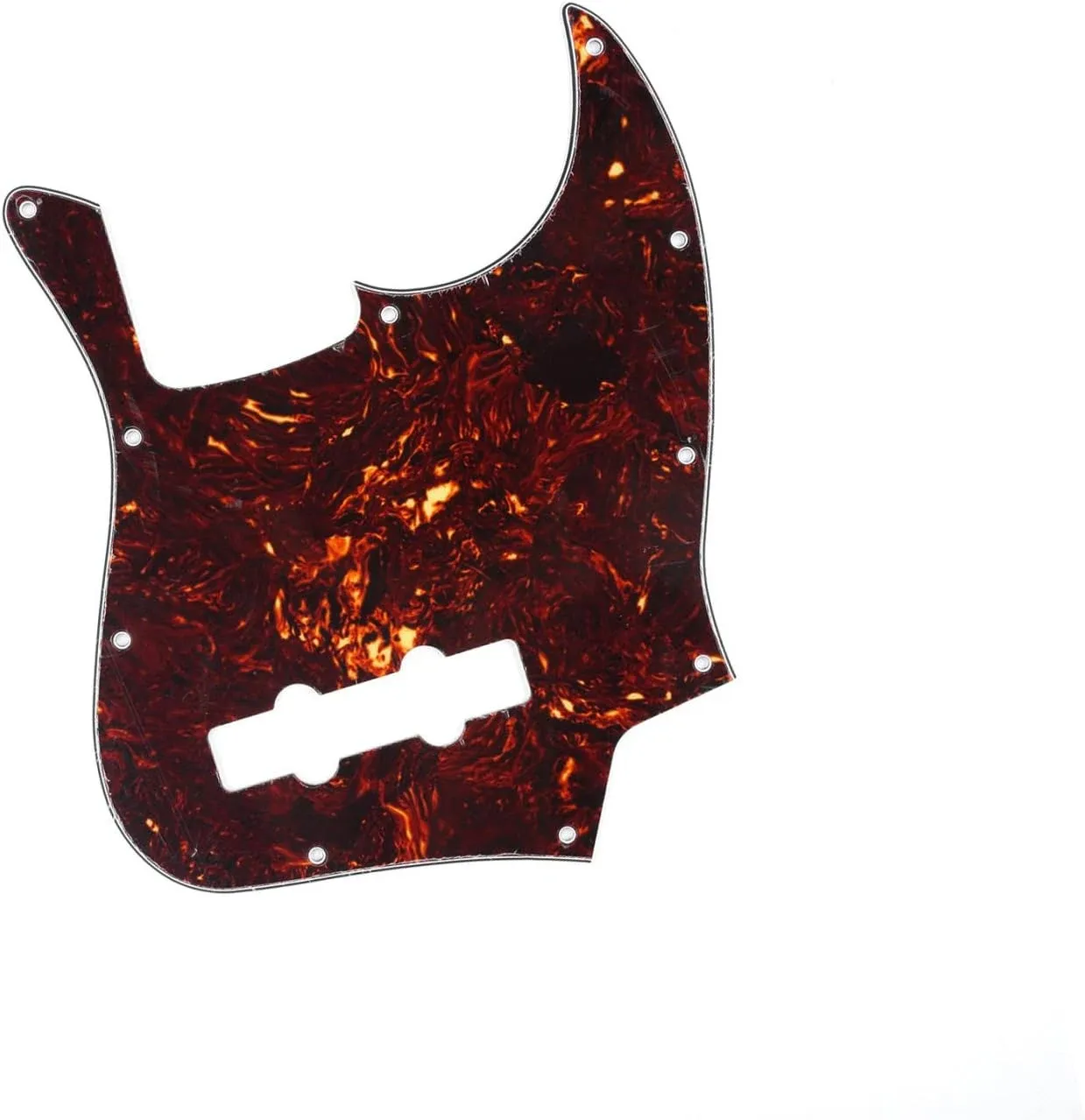 Musiclily 10 Hole Pickguard For Fender American/Mexic<wbr/>an Standard Jazz Bass JB