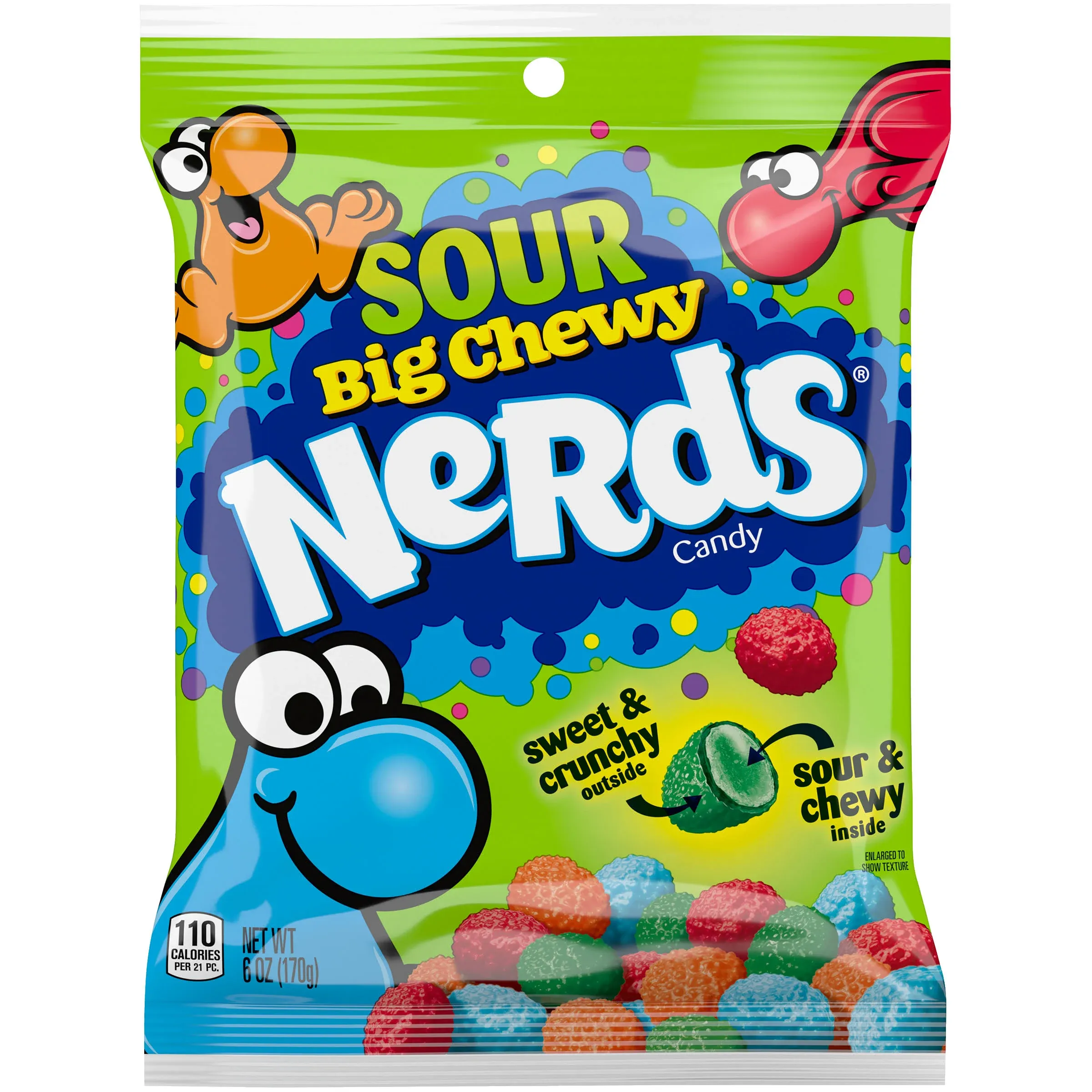 Sour Big Chewy Nerds Candy, 6 Oz