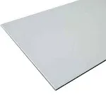 24 In. X 48 In. X 1/8 In. Thick Aluminum Composite ACM White Sheet