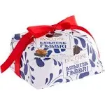 Amarena Fabbri Cherries, Panettone with candied cherries inside, Italian holiday Cake, Hand-Wrapped, Made in Italy, 1.1 pound