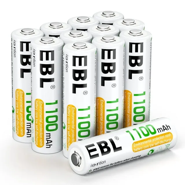 EBL AA AAA Ni-MH Rechargeable Batteries 800 1100 2300 2800mAh/8 Slot Charger LOT