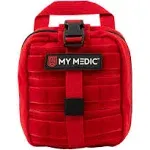 MY MEDIC MyFAK Standard Ifak First Aid Kit - 132 Life Saving Trauma and Medical Items - HSA FSA Eligible Survival Kit for Camping or Your Car - Black