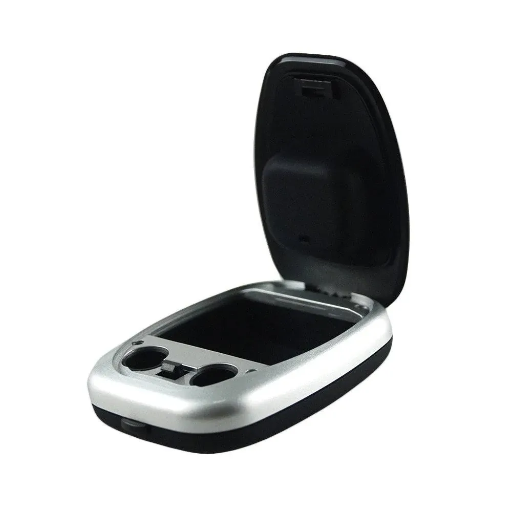 Hearing Aid Case Hard Storage Box with Battery Compartment for Custom Hearing Aids CIC ITE ITC