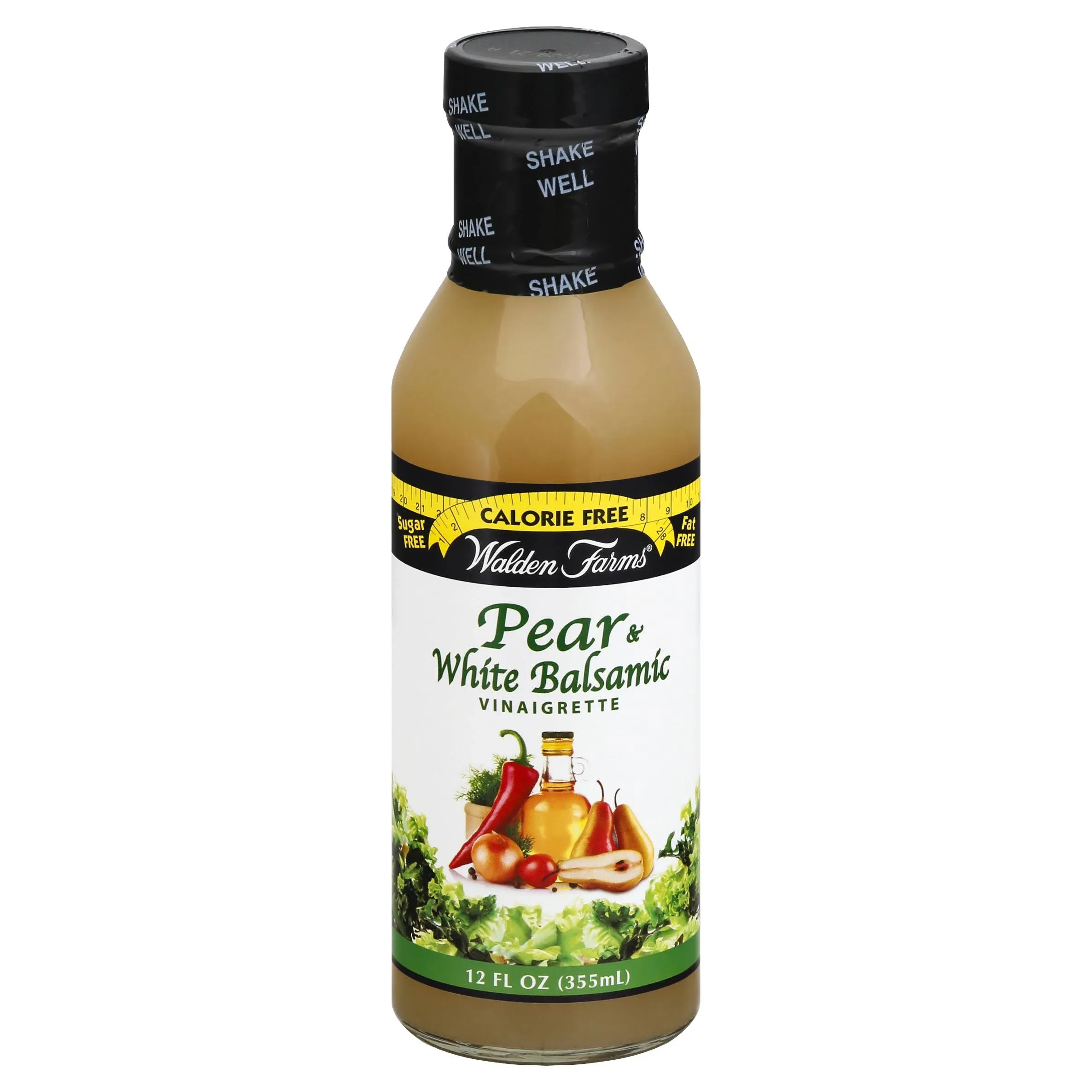 Walden Farms: Pear & White Balsamic Vinaigrette Dressing, 12 Oz