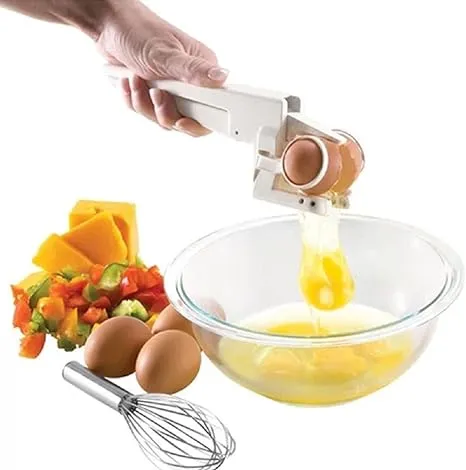 EZCracker Handheld Egg Cracker &amp; Yolk Separator Kitchen Tool As Seen On TV EMSON