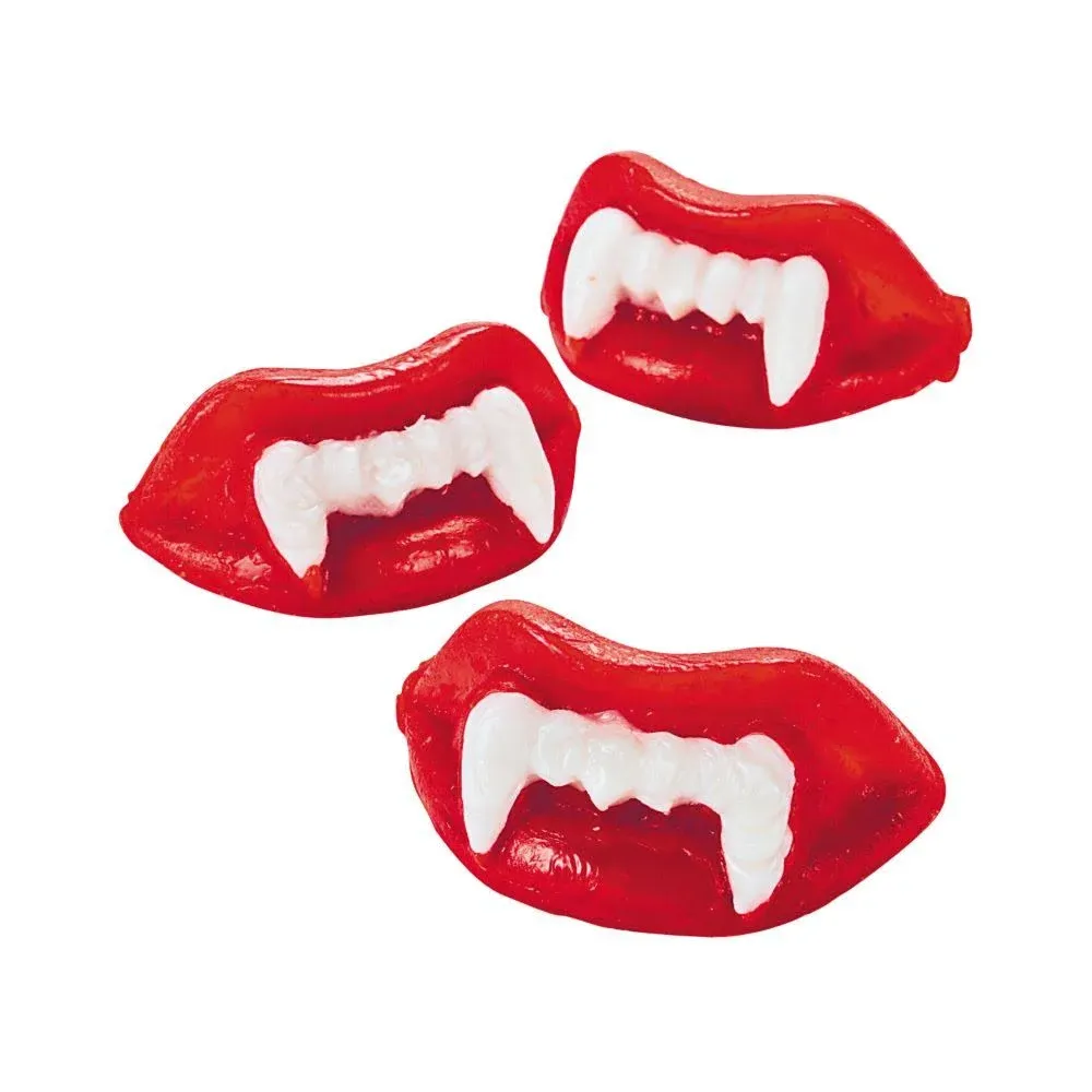 Wax Vampire Teeth Fangs for Halloween, 12 Pieces, 0.01 Ounces