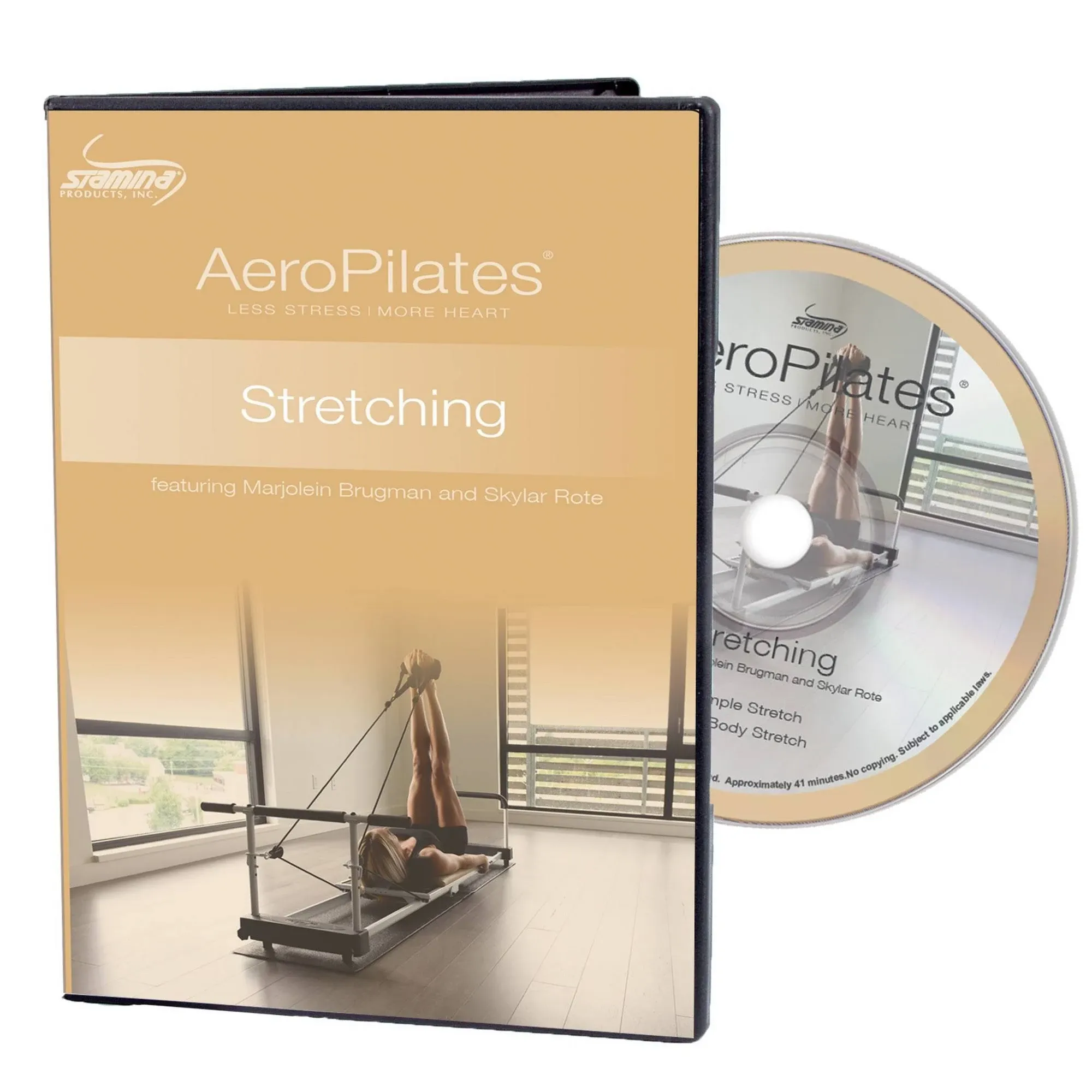 AeroPilates SIMPLY STRETCHING AND FULL BODY STRETCH WORKOUT DVD 05-9136D