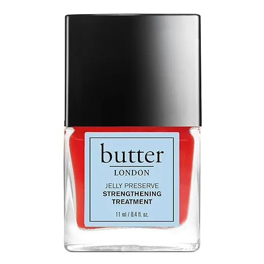 butter LONDON Strawberry Rhubarb Jelly Preserve Strengthening Treatment, 0.4 fl. oz.