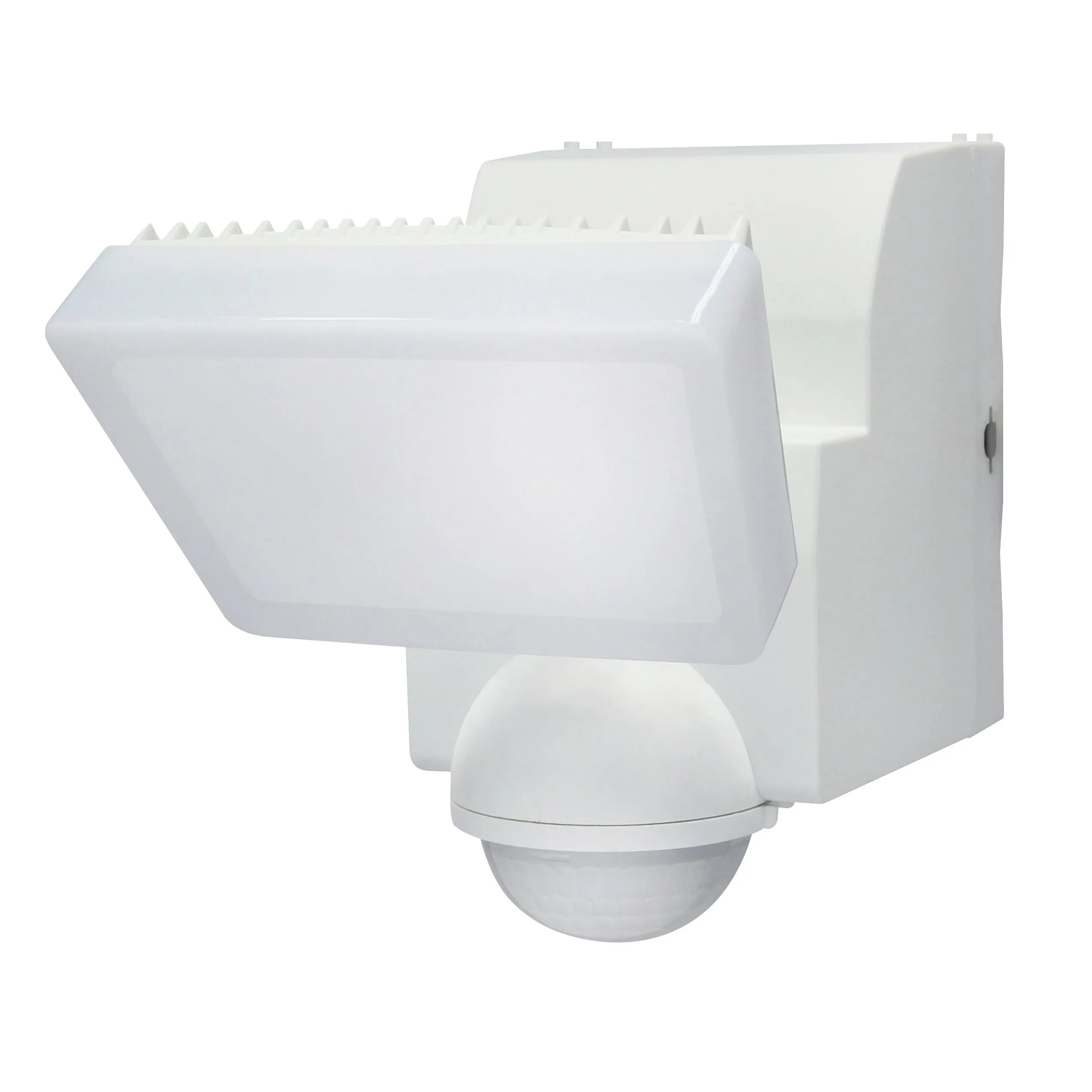 IQ America LED Motion Sensing Battery Operated Security Light Fixture White