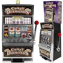 RecZone Crazy Diamonds Slot Machine Bank - Authentic Replication