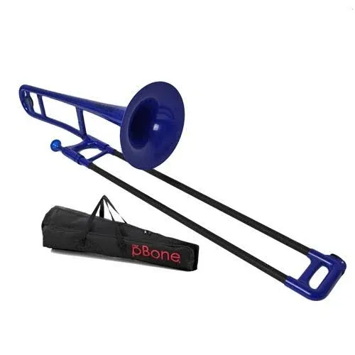 pBone Plastic Trombone Blue