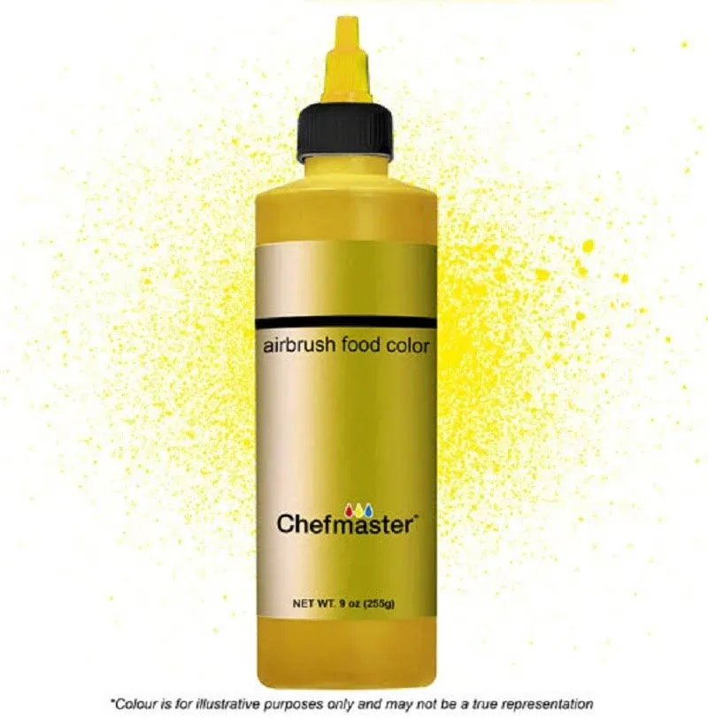 Chefmaster Airbrush Food Color 9-Ounces Metallic Gold