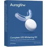 Auraglow Teeth Whitening Kit, LED Accelerator Light, 35% Carbamide Peroxide Teeth Whitening Gel, 20+ Whitening Treatments, (2) 5mL Whitening Gel Syringes, Whiten Teeth Faster