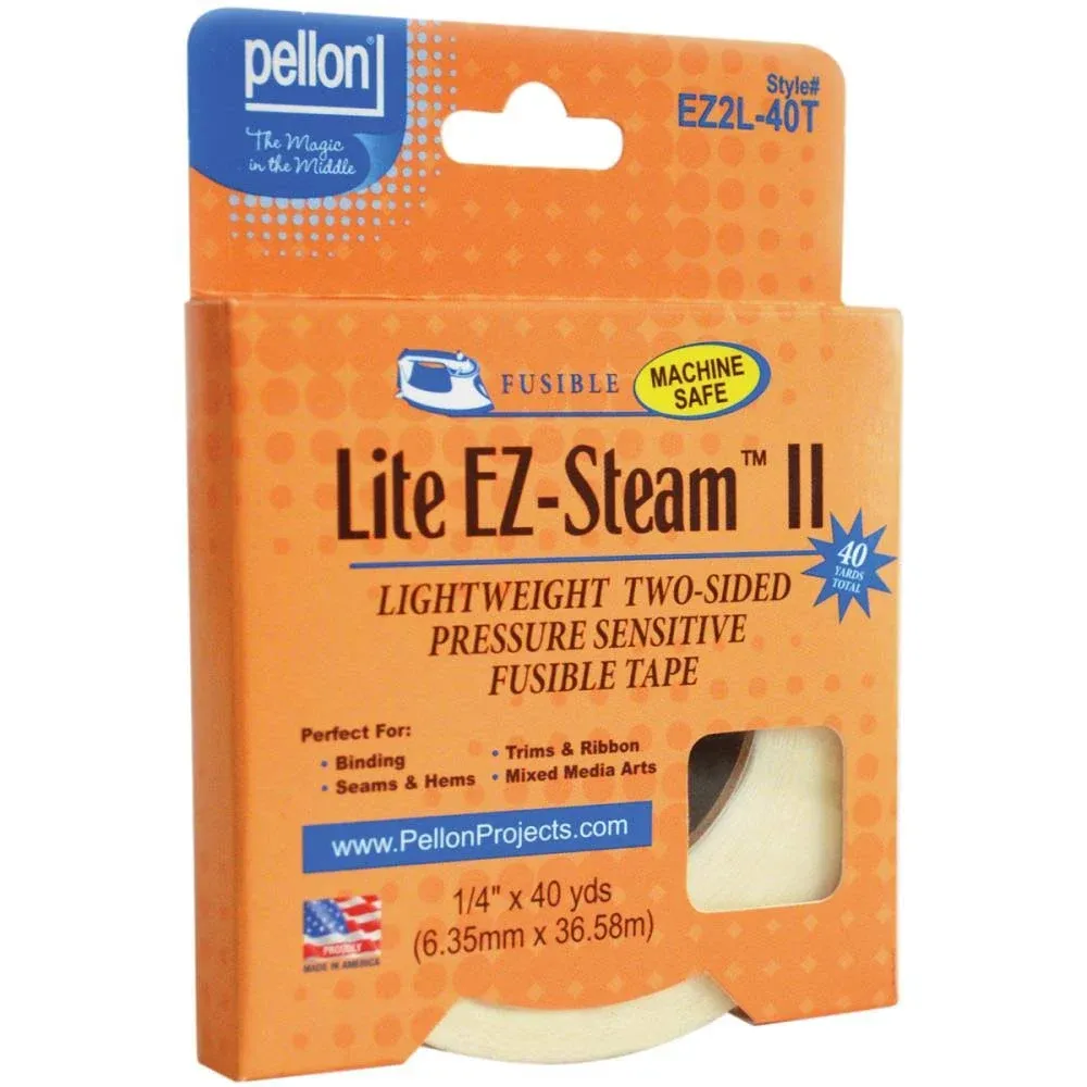 Pellon EZ Steam II 1/4"X40 Yards Tape-White