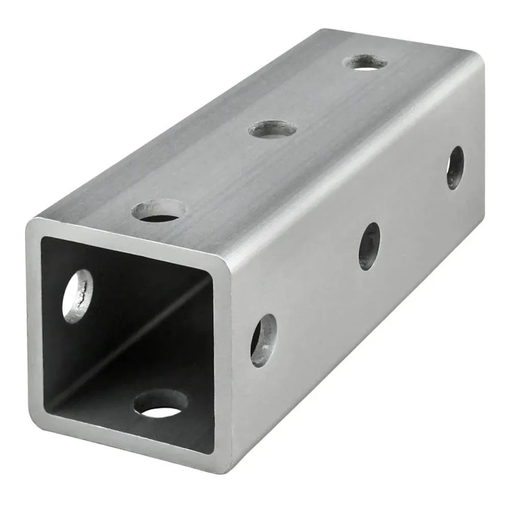 80/20 Inc., 9701, 1.5" x 1.5" RT Square Tube with Holes x 24" 9701-24