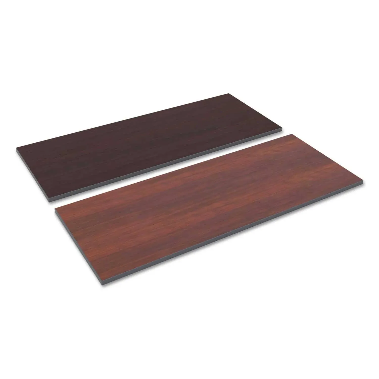 Alera Reversible Laminate Table Top, Rectangular, 59 1/2W x 23 5/8,Med Cherry ...